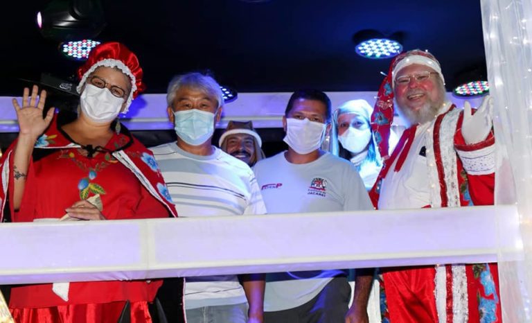 Caravana Iluminada passa por mais de 50 Bairros, durante programação de Natal